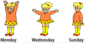�uThe Days of the Week Song�v���̂�