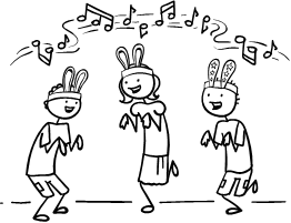 �uSing The Easter Song�v���̂�