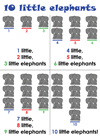 10 Little Elephants
