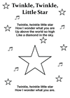 Twinkle, Twinkle Little Star B&W
